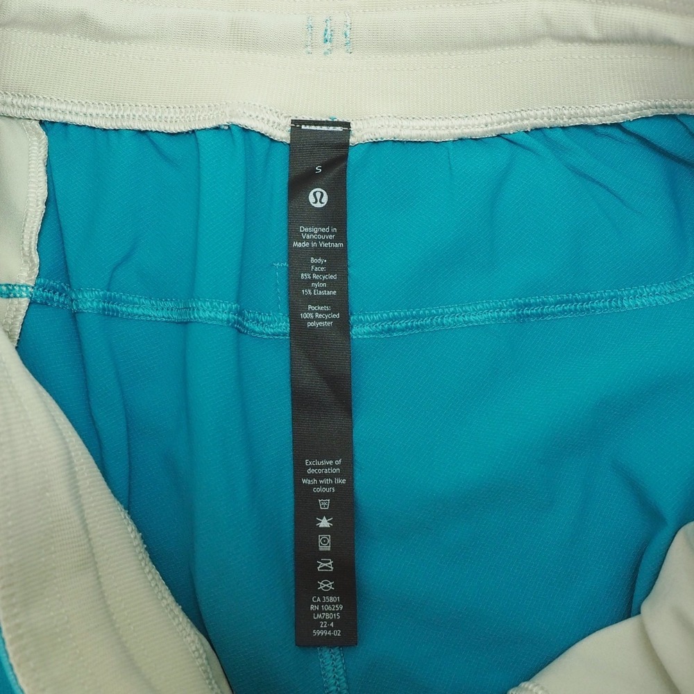 Lululemon License to Train Linerless Shorts Mens Small Blue Training Gym Workout - Picture 5 of 5